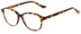 Angle of The Baxter Signature Reader in Brown Tortoise, Women's and Men's Square Reading Glasses