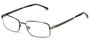 Angle of Hudson by felix + iris in Gunmetal, Men's Rectangle Reading Glasses