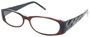 Angle of The Brianna in Brown and Black Frame, Women's and Men's  