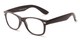 Angle of The Journey in Dark Brown, Women's and Men's Retro Square Reading Glasses