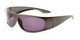 Angle of The Lance Bifocal Reading Sunglasses in Grey with Smoke, Women's and Men's Sport & Wrap-Around Reading Sunglasses