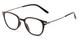 Angle of The Fable in Black, Women's and Men's Retro Square Reading Glasses