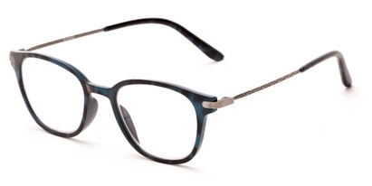 Angle of The Fable in Blue, Women's and Men's Retro Square Reading Glasses