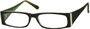 Angle of The Sharon in Black/Green Frame, Women's and Men's  