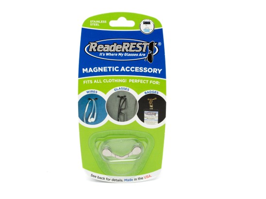 Angle of ReadeRest in Silver, Women's and Men's  Visor Clips