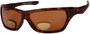 Angle of The Ontario Polarized Bifocal Reading Sunglasses in Tortoise Frame with Amber Lenses, Women's and Men's  