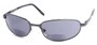 Angle of The Lewis Bifocal Reading Sunglasses in Glossy Grey, Women's and Men's  