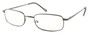 Angle of The Ohio in Grey, Women's and Men's Rectangle Reading Glasses