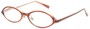Angle of The Walker in Brown, Women's and Men's Oval Reading Glasses