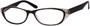 Angle of The Becca in Black/Clear, Women's and Men's Retro Square Reading Glasses