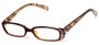 Angle of The Tiger in Brown, Women's Rectangle Reading Glasses