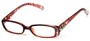 Angle of The Tiger in Red, Women's Rectangle Reading Glasses