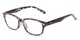 Angle of The Hickory in Grey Tortoise, Women's and Men's Rectangle Reading Glasses