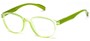 Angle of The Lucky Bifocal in Green, Women's and Men's Round Reading Glasses
