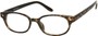 Angle of The Seymour in Black/Tan Tortoise, Women's Cat Eye Reading Glasses