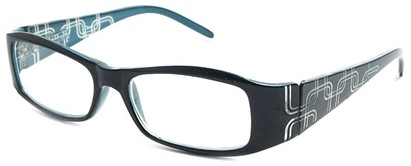Angle of The Claudia in Black and Blue, Women's and Men's  