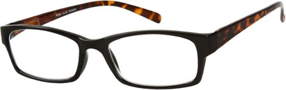 Angle of The Greenfield in Black/Brown Tortoise, Women's and Men's  