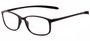 Angle of The Poe Bifocal in Matte Black, Women's and Men's Rectangle Reading Glasses