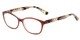 Angle of The Lilac in Brown, Women's Cat Eye Reading Glasses