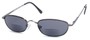 Angle of The Harris Bifocal Reading Sunglasses in Grey Frame with Smoke Lenses, Women's and Men's  
