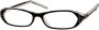 Angle of The Portia in Black and Clear, Women's and Men's  