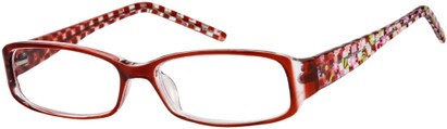 Angle of The Arlene in Red Checker, Women's and Men's  