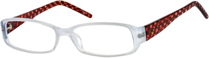 Angle of The Arlene in Clear/Red Checker, Women's and Men's  