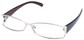 Angle of The South Hampton in Silver with Dark Brown Temples, Women's and Men's  
