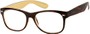 Angle of The Herald in Brown Tortoise, Women's and Men's Retro Square Reading Glasses