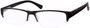 Angle of The Webster in Black, Women's and Men's Browline Reading Glasses