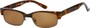 Angle of The Oceanside Reading Sunglasses in Brown Tortoise with Amber Lenses, Women's and Men's  
