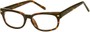 Angle of The Britton Bifocal in Brown Tortoise, Women's and Men's Retro Square Reading Glasses