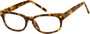 Angle of The Britton Bifocal in Tan Tortoise, Women's and Men's Retro Square Reading Glasses