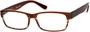 Angle of The Montgomery in Brown/Tortoise, Women's and Men's Rectangle Reading Glasses
