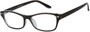 Angle of The Lawry in Black, Women's Cat Eye Reading Glasses