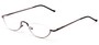 Angle of The Miles in Gunmetal, Women's and Men's Oval Reading Glasses