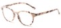Angle of The Hibiscus in Gold/Grey, Women's and Men's Round Reading Glasses