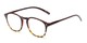 Angle of The Sunshine in Dark Red/Tortoise Fade, Women's and Men's Round Reading Glasses