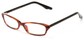Angle of The June Bi-Focal in Brown Stripe , Women's Cat Eye Reading Glasses