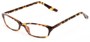Angle of The June Bi-Focal in Brown and Yellow Tortoise, Women's Cat Eye Reading Glasses