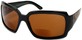 Angle of The Chandra Bifocal Reading Sunglasses in Brown Leopard with Amber Lenses, Women's and Men's  