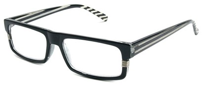 Angle of The Carson in Black Stripe, Women's and Men's  