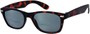 Angle of The Joliet Bifocal Reading Sunglasses in Tortoise with Smoke, Women's and Men's Retro Square Reading Sunglasses