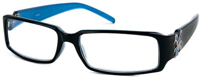 Angle of The LuAnn in Black and Blue, Women's and Men's  