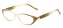 Angle of The Sapphire in Green/Clear Fade, Women's Cat Eye Reading Glasses
