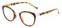 Angle of The Wisteria in Glossy Tortoise/Gold, Women's and Men's Round Reading Glasses