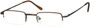 Angle of The Covington in Matte Bronze, Women's and Men's Rectangle Reading Glasses