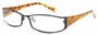 Angle of The Lenox in Black and Tortoise Frame, Women's and Men's  