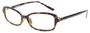 Angle of The Nelson in Tortoise, Women's and Men's Rectangle Reading Glasses