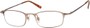 Angle of The Sydney in Bronze, Women's and Men's Rectangle Reading Glasses
